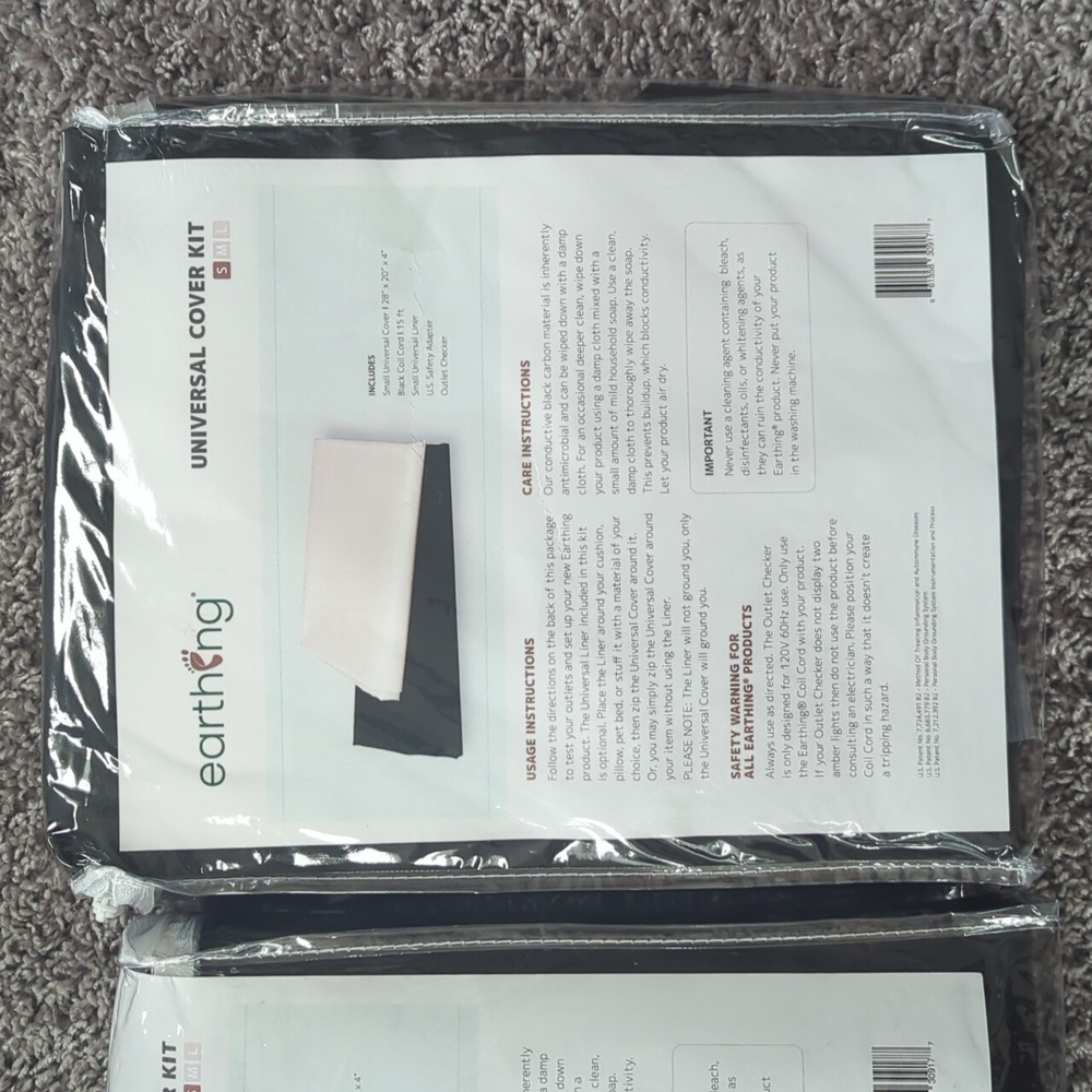 Earthing universal mat cover